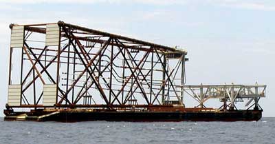 ALBA 'B2' - Platform Jacket and Spider Deck arrival